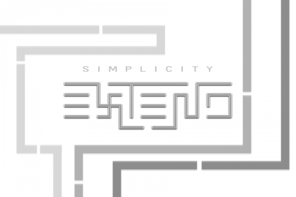 Simplicity Extend Font PNG with transparent background - Preview 3