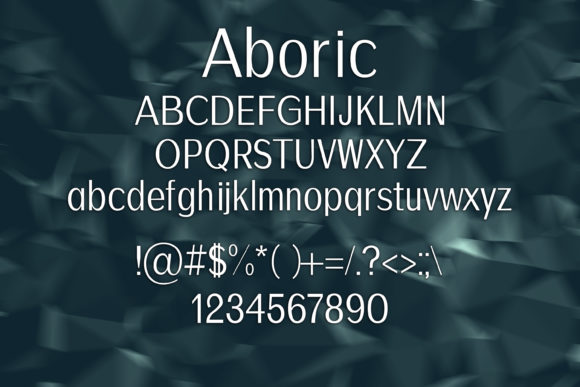 Aboric Font - Preview 1