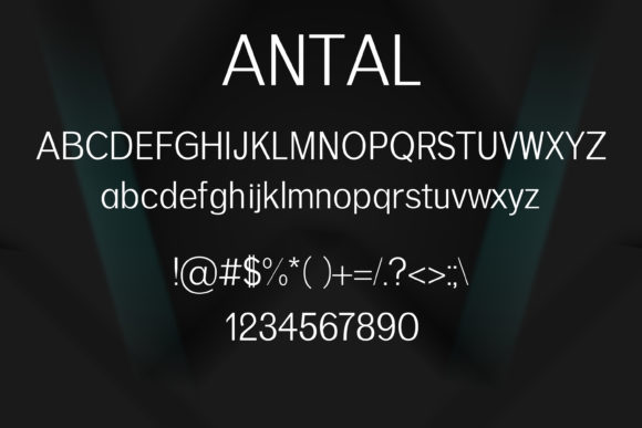 Antal Font - Preview 1
