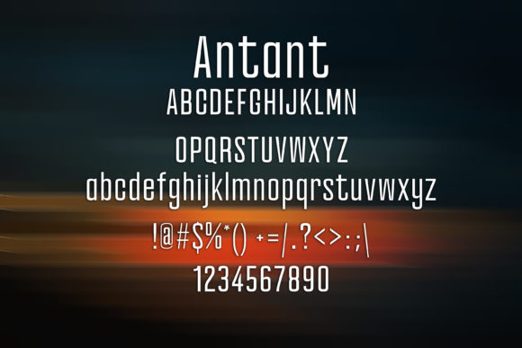 Antant Font - Preview 1