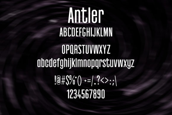 Antler Font - Preview 1