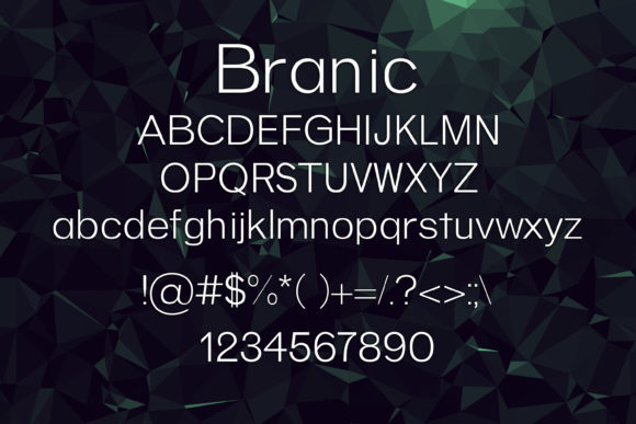 Branic Font - Preview 1