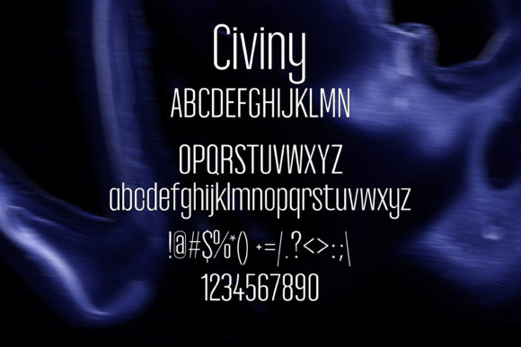 Civiny Font - Preview 1