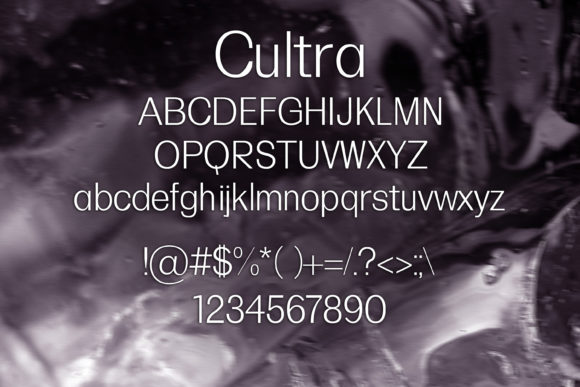 Cultra Font - Preview 1
