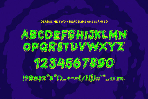 Dead Slime Font - Preview 4