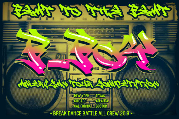East Coast Wild Style Font PNG with transparent background - Preview 3