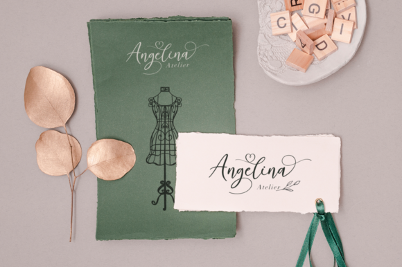 Milady Font PNG with transparent background - Preview 1