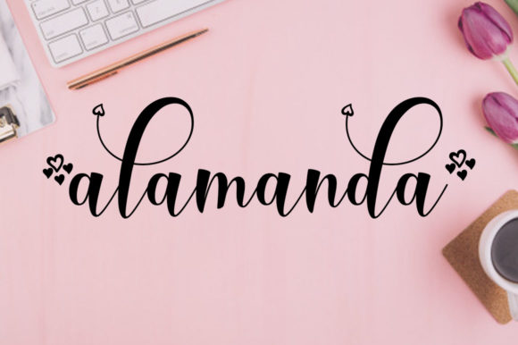 Angelove Font - Preview 1