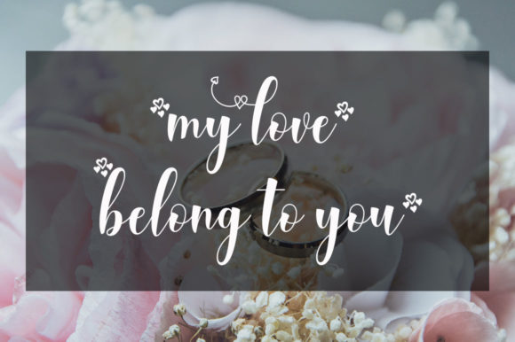 Angelove Font - Preview 3