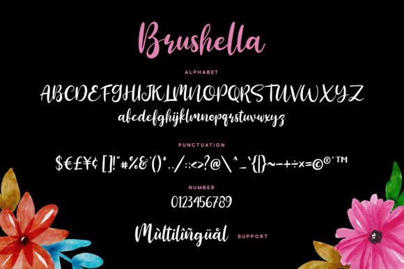 Brushella Font - Preview 5
