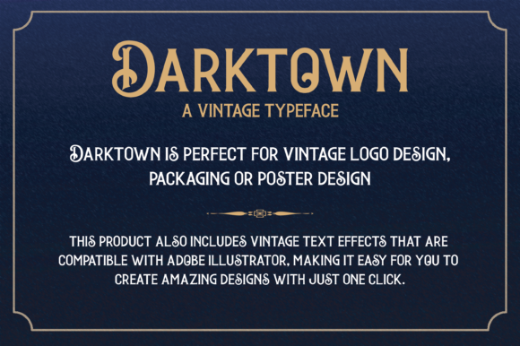 Darktown Font - Preview 3