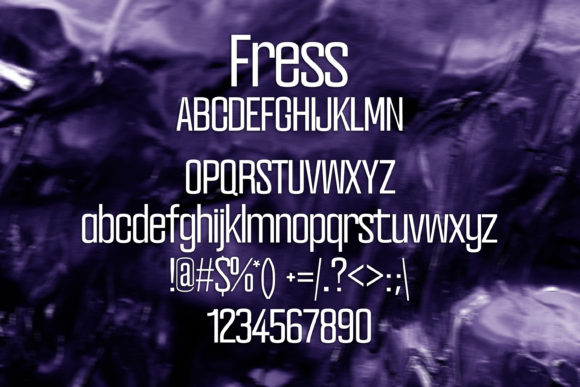 Fress Font - Preview 1