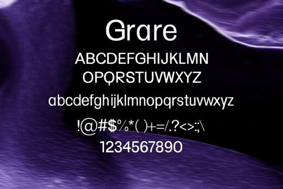 Grare Font - Preview 1