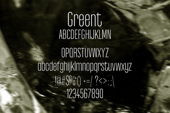 Greent Font - Preview 1