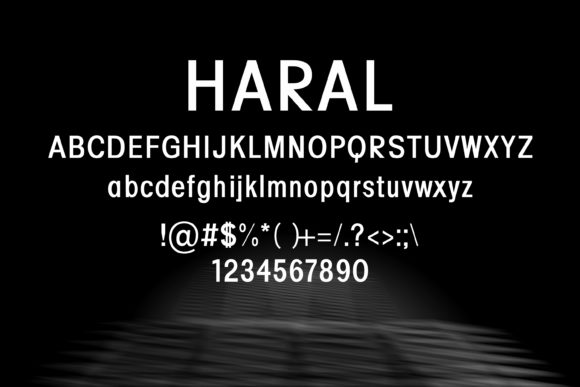Haral Font - Preview 1