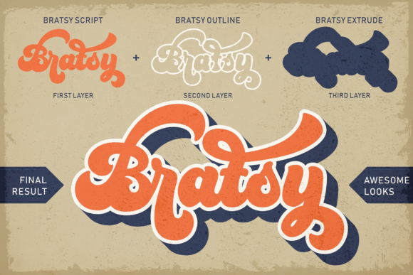 Bratsy Font - Preview 1