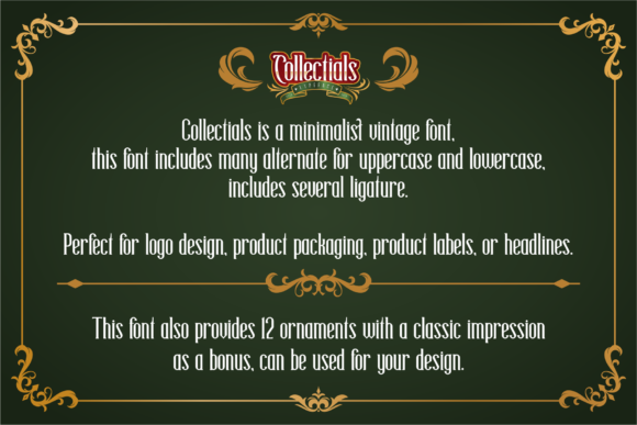 Collectials Font - Preview 5