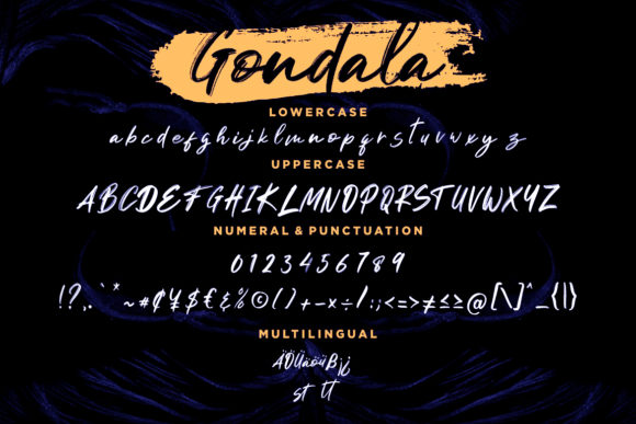 Gondala Font - Preview 6