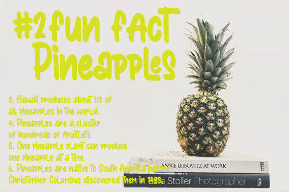 Hannessy Lemonade Font PNG with transparent background - Preview 4