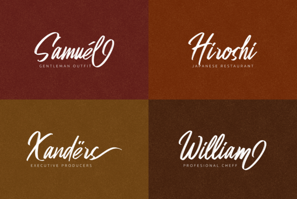 Hibrush Font PNG with transparent background - Preview 4
