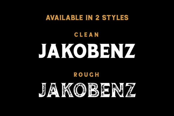 Jakobenz Font PNG with transparent background - Preview 4
