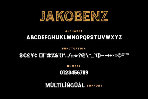 Jakobenz Font PNG with transparent background - Preview 5