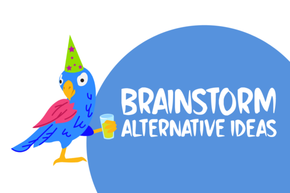 Party Parrot Font PNG with transparent background - Preview 1