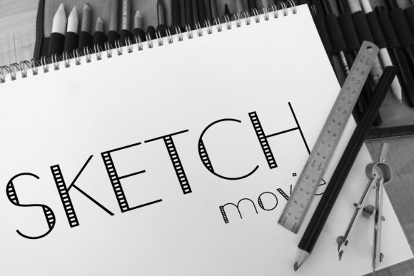 Roll Font PNG with transparent background - Preview 2
