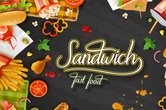 Sakilla Font PNG with transparent background - Preview 3