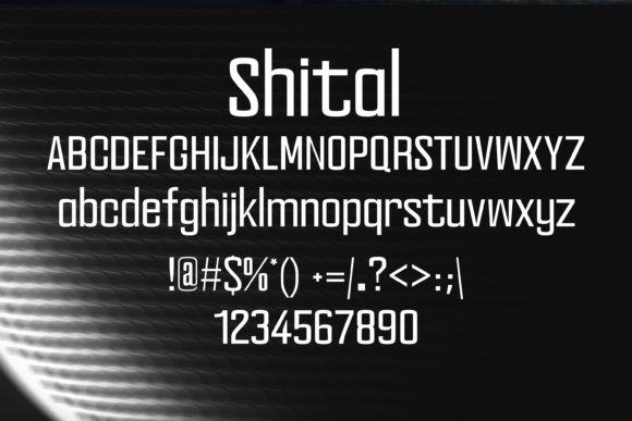 Shital Font PNG with transparent background - Preview 1