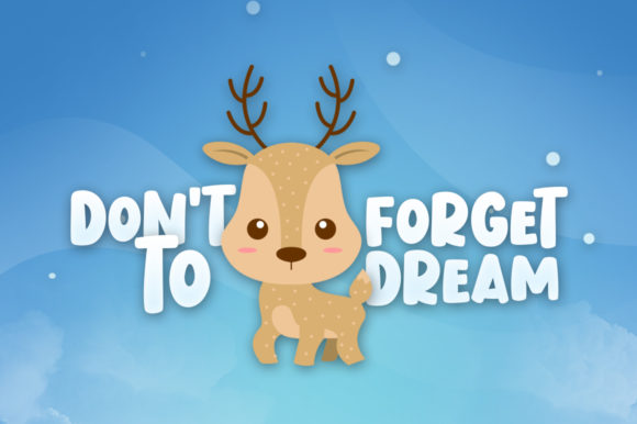 Dasher Deer Font - Preview 3