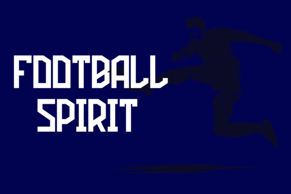 Football Attack Font PNG with transparent background - Preview 1