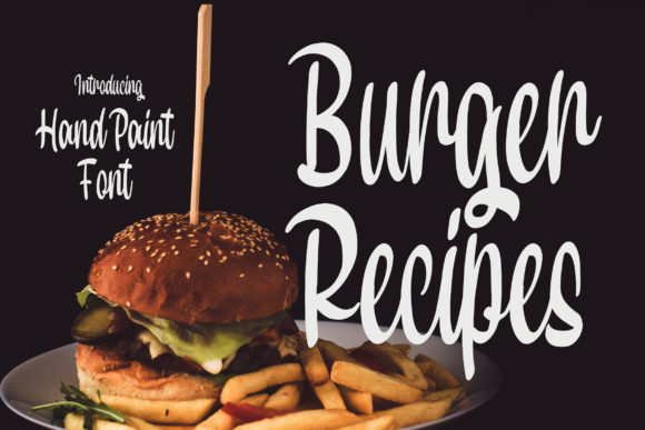 Hand Paint Font - Preview 1