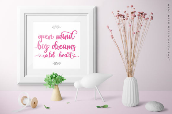 Hello Najwa Font - Preview 1