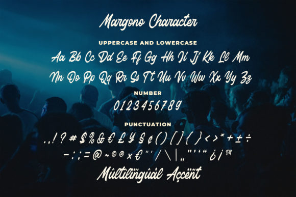 Margono Font PNG with transparent background - Preview 4