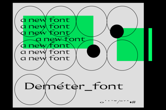 Deméter Font - Preview 1