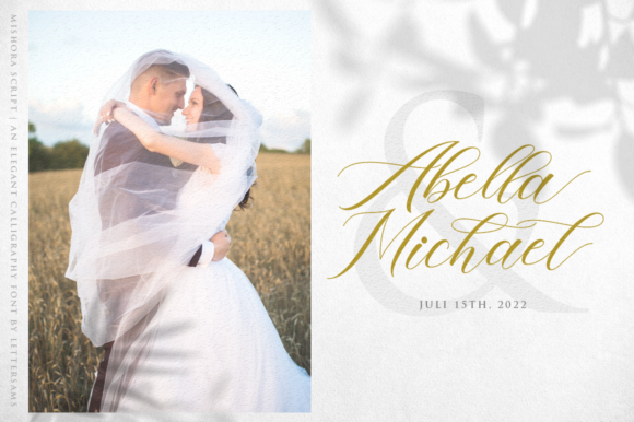 Mishora Script Font PNG with transparent background - Preview 2