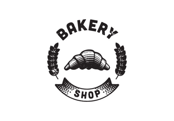 Vintage Retro Bakery / Bake Shop Label S