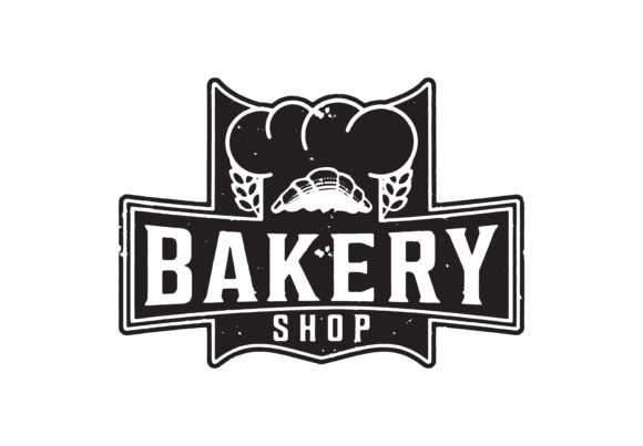 Vintage Retro Bakery / Bake Shop Label S