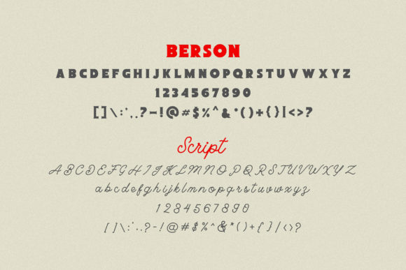 Berson Font - Preview 5