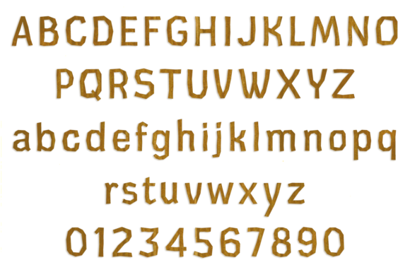 Cardboard Font - Preview 3
