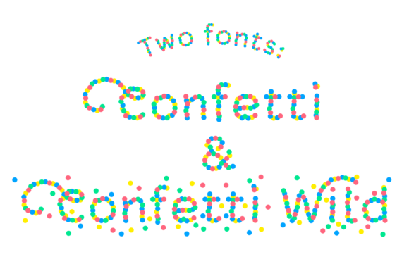 Confetti Font - Preview 1
