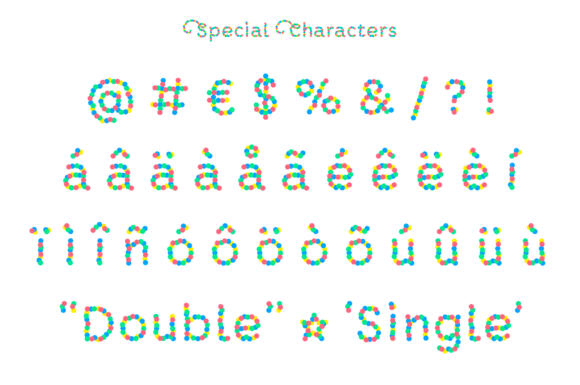 Confetti Font - Preview 4