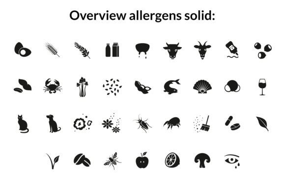 Food & Allergen Font - Preview 3