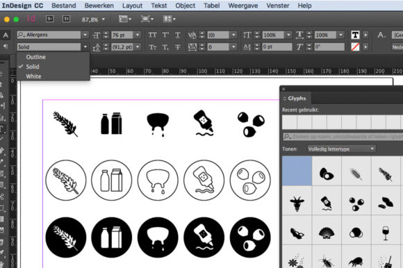 Food & Allergen Font - Preview 6