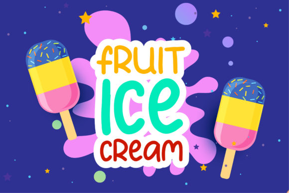 Kid's Planet Font PNG with transparent background - Preview 1