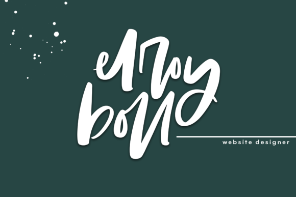 Molly & Elroy Font PNG with transparent background - Preview 4