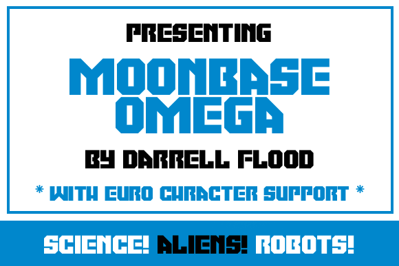 Moonbase Omega Font PNG with transparent background - Preview 1