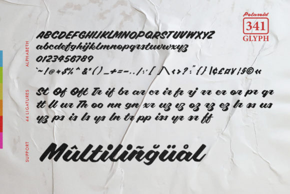 Pollard Script Font PNG with transparent background - Preview 2