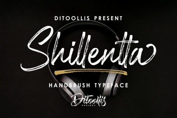Shillentta Script & Handwritten Font By Ditoollis Project